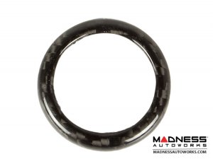 FIAT 500 Center Dashboard Button Trim Kit - Carbon Fiber FIAT 500 Center Dashboard Button Trim Kit - Carbon Fiber